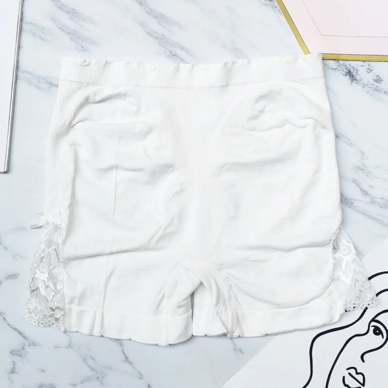 White 1 PC Women Summer Casual Polyester Spandex Safety Shorts Women Panties - Цвет: White