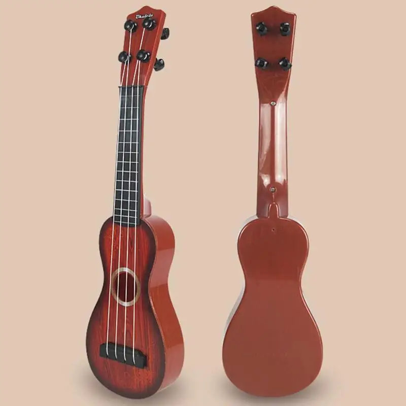 Классическая Имитация древесины Ukelele гитарные Игрушки Музыкальные инструменты для детей Обучающие игрушки Монтессори для головоломки музыкальные игрушки
