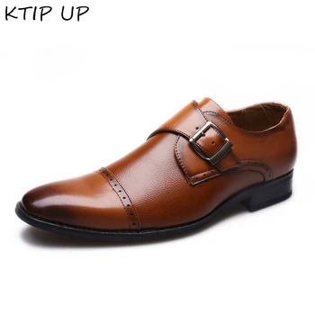 

Fashion Business Dress Men Shoes 2019 New Classic Leather Men's Suits Shoes Fashion Slip On Dress Shoes Men Oxfords Plus Size 47