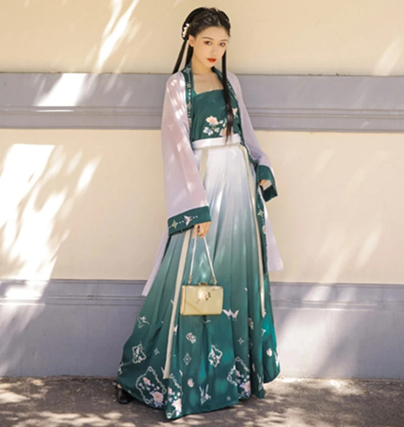 

Женский костюм Yuyaonu Hanfu, Женский костюм Тан с китайской древней династии песни, платье ханьфу для девочек, одежда для косплея ханьфу, одежда для народных танцев