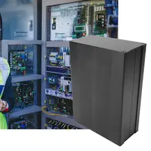 Корпус контроллера алюминиевая коробка электронный DIY печатная плата проект алюминиевая коробка корпус для охлаждения 55x106x150 мм