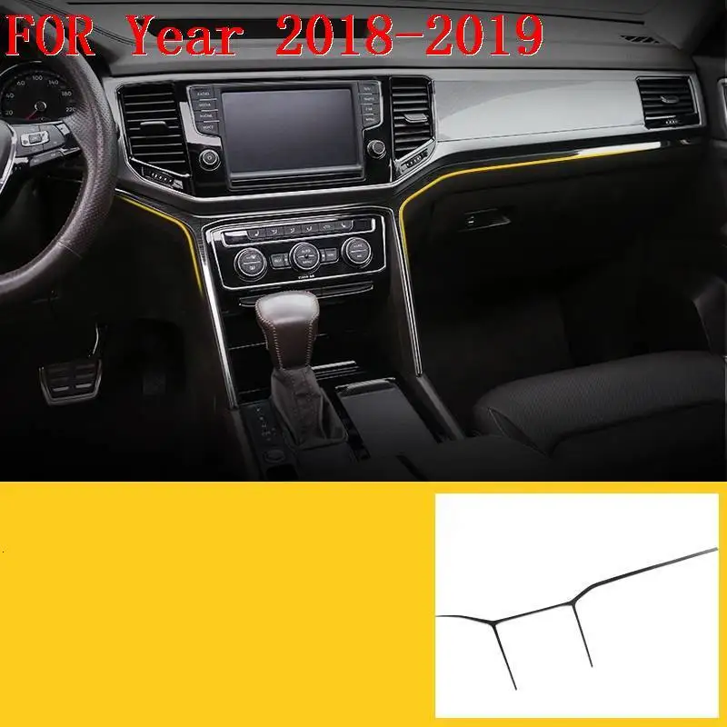 Car Gear Cup Control System Interior Promote Decorative Auto Mouldings Parts Protecter Sticker 17 18 19 FOR Volkswagen Teramont