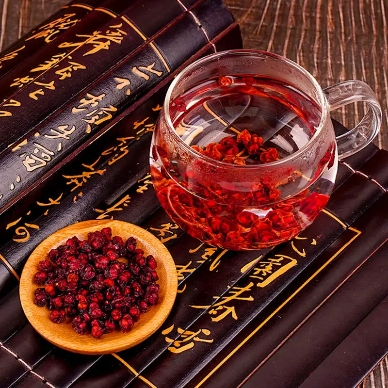 250 г органический сушеный чай Schisandra Chinensis Wu Wei Zi с пятью ароматами ягодных трав wuweizi, травяной чай для здоровья