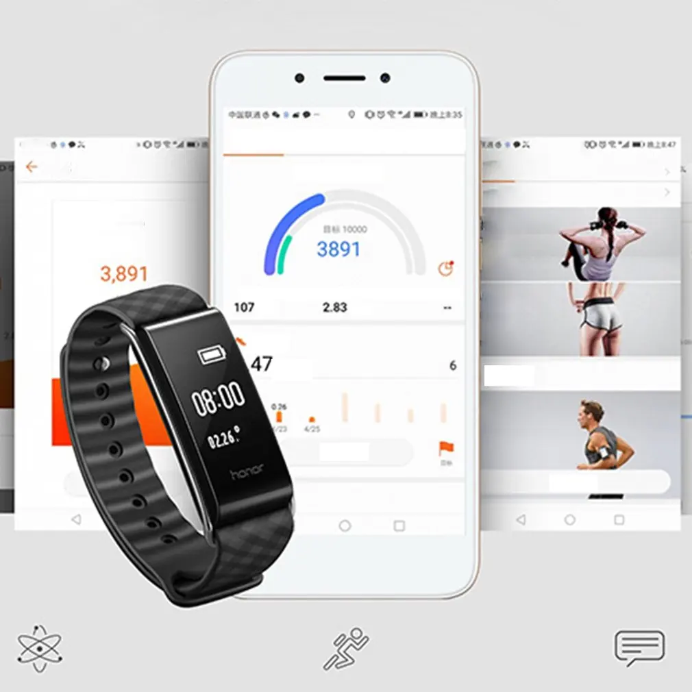 Смарт-браслет huawei Band A2 с монитором сердечного ритма и сна, фитнес-трекер IP67, водонепроницаемый браслет, подарок на фестиваль