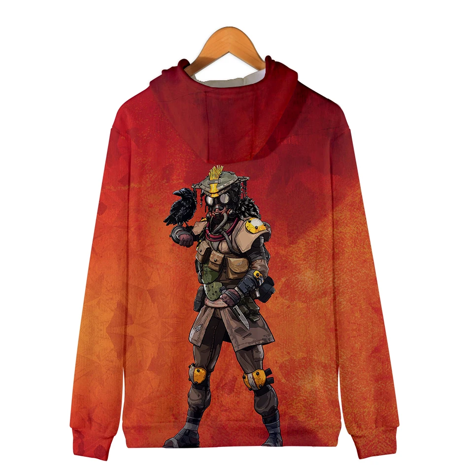 Apex Legends 3D толстовки с капюшоном на молнии для женщин/мужчин с длинным рукавом толстовки с капюшоном Лидер продаж Повседневная Уличная одежда