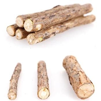 

20 Pcs Cat Toy Natural Catnip Sticks Matatabi Snacks Molar Chew Toy Cleaning Teeth Wood Stick for Pet Cat