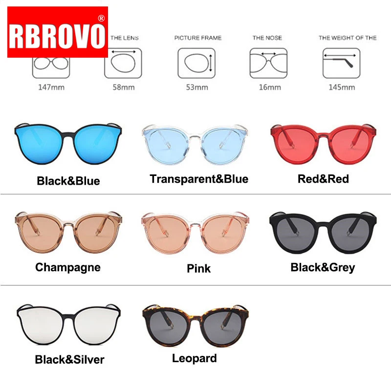Брендовые дизайнерские солнцезащитные очки RBROVO 2020 женские с океанскими линзами