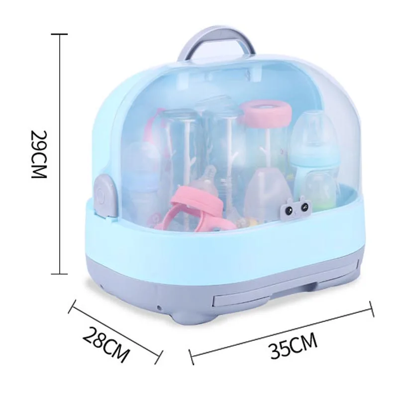 Портативная Детская Бутылочка для сушки с защитой от пыли, большая чашка, коробка для хранения бутылок, органайзер для путешествий