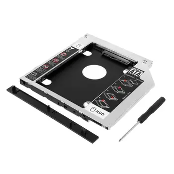 

2nd HDD Caddy 9.5mm SATA to SATA Hard Drive Adapter For Laptop Universal CD/DVD