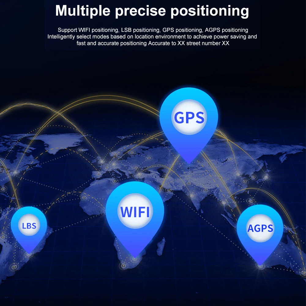 Real Time Mini GPS Anti-Lost Car Tracker Device Voice Control Recording Locator HD Microphone WIFI+LBS+GPS Pos Locator GF21