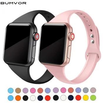 

Strap For Apple Watch band 38mm 42mm iWatch 4 band 44mm 40mm Sport Silicone belt Bracelet correa Apple watch 5 4 3 2 Accessories