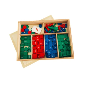 ألعاب الرياضيات مونتيسوري لعبة الطوابع