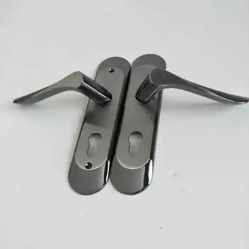 

Bedroom Door Lock Doorknob Protector 58 Door Handle Wood Door Handle Lock