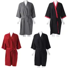 Салон клиента платье легкая быстросохнущая кимоно Стиль волос платье для клиентов R3MF