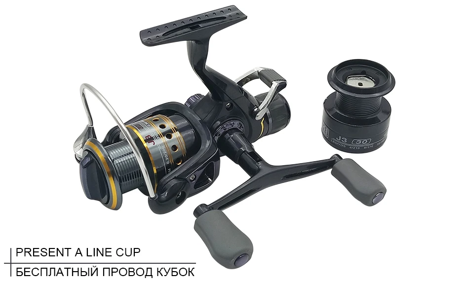 K8356 5.51 9+1BB Dual Brake Saltwater Fishing Reel Metal Spool Sea Boat Spinning Carp Fishing Reels With Extra Spool 3000-5000_08