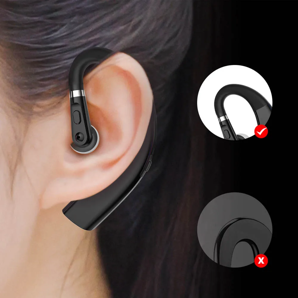 M11 Bluetooth Headset Wireless Headphones Handsfree Earbuds Headphones with HD Microphone