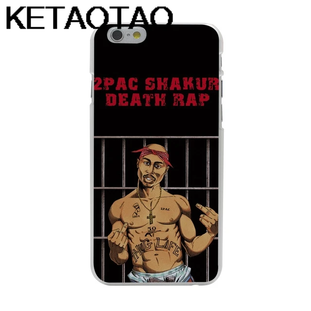 KETAOTAO 2Pac Tupac Shakur Duro чехол для телефона s для iPhone 4S 5C 5S 6S 7 8 SE Plus XR XS Max чехол кристально чистый мягкий TPU чехол s - Цвет: Слоновая кость
