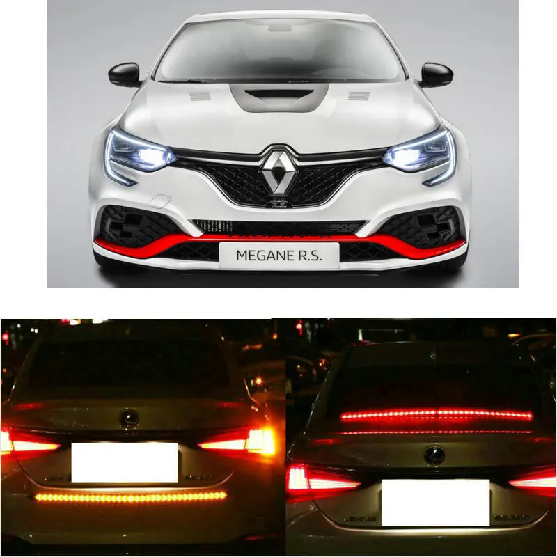 Acheter Autocollant de protection de pare-chocs arrière de voiture,  garniture de coffre de voiture, pour Renault Megane 2 3 Duster Logan Clio 4  3 Laguna 2 Sandero Scenic