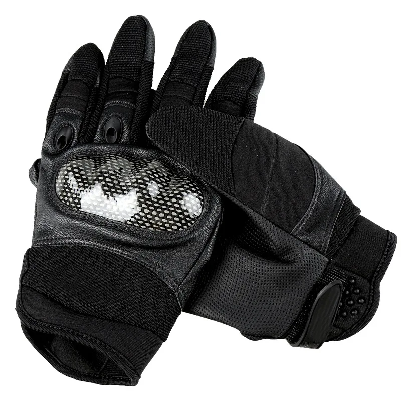 

Army Fans Tactical Gloves Outdoor Equipment Black Hawk Fighting Cut-Resistant Anti-slip C 'QB New Style Full Cream Gloves Insula