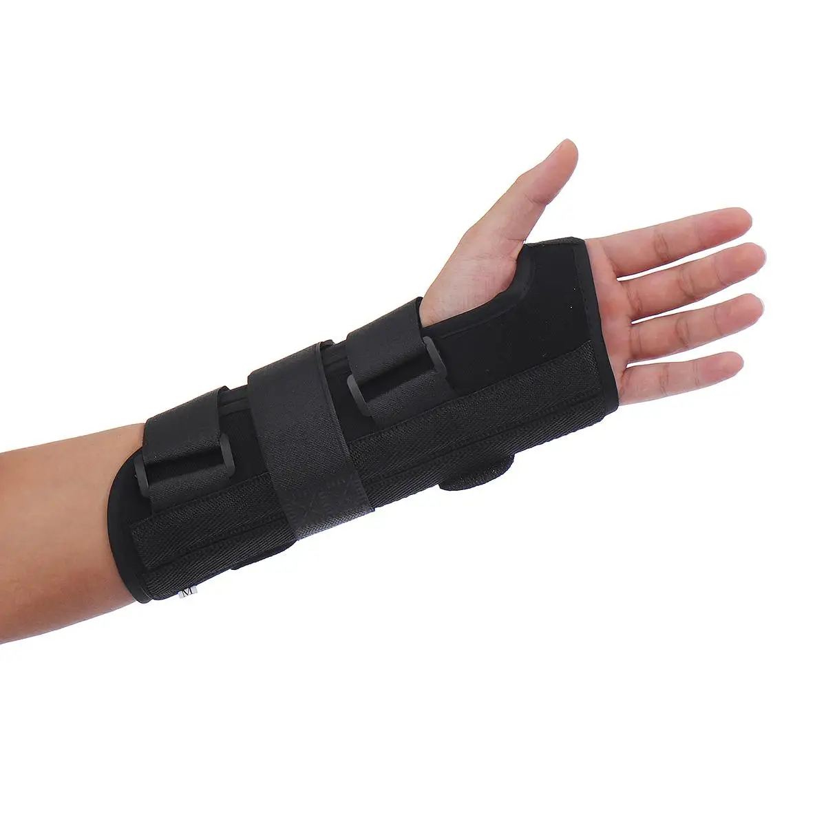 3 размера Регулируемая Sprain шина для предплечья для полосы защитный ремень безопасность запястье поддержка Carpal туннель медицинская Скоба для запястья Pad - Цвет: Left Hand