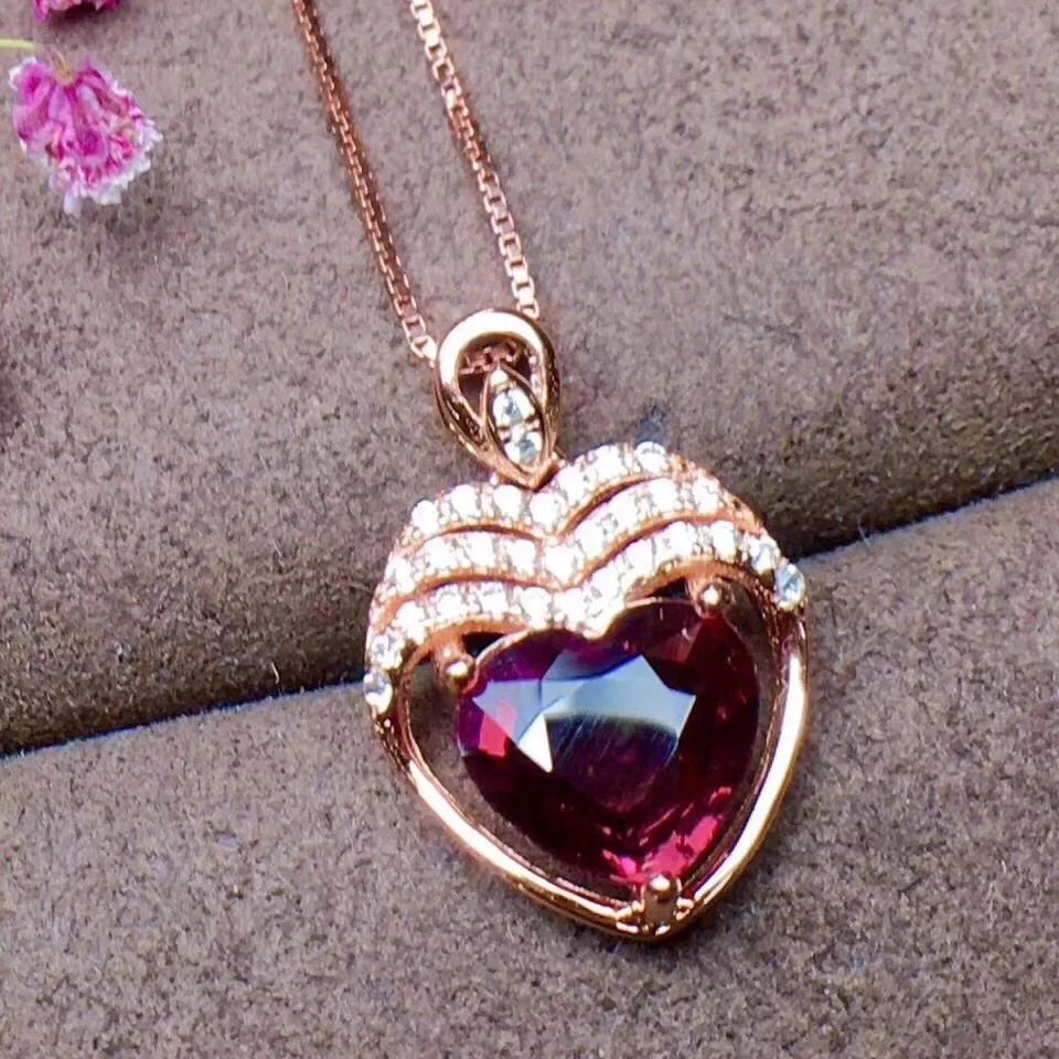 Natural Garnet Pendant (3)