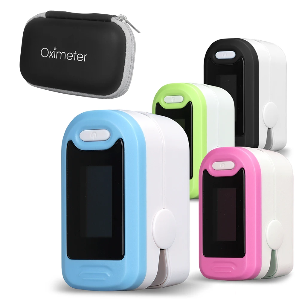 

LED Pulse Oximeter Protable Finger Oximeter Medical Equipment Apparatus Saturation Meter Home Heart Rate Monitor