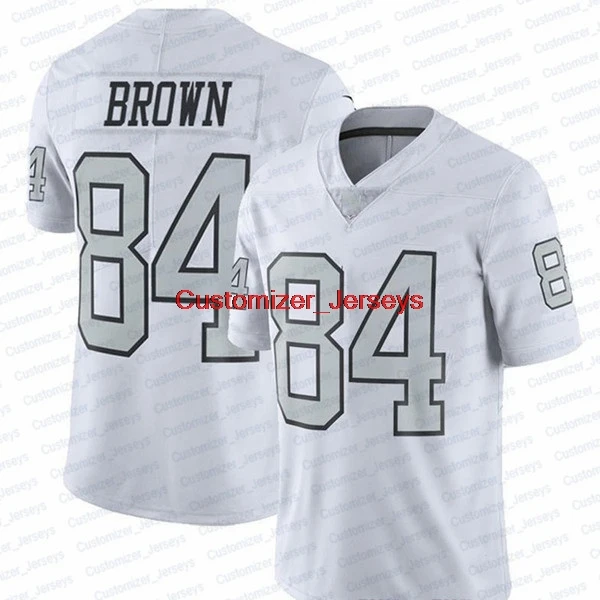 Brown 84 white rush На заказ Окленд быстросохнущие гибкие короткие футболки дешевый футбольный трикотаж для мужчин женщин Молодежный Размер S-4XL - Цвет: Brown 84 white rush
