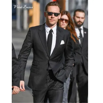 

New Men’s Suit Smolking Noivo Terno Slim Fit Easculino Evening Suits For Men (Jacket+Pants) Blazer suits Blazers