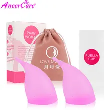 

Reusable Medical-Grade Silicone Menstrual Cup Female Vaginal Hygiene Menstrual Cups Bid Farewell To Sanitary Napkins