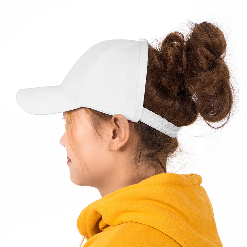RUINPOP, модная, стильная, конский хвост, бейсболка, женская, Спортивная, Snapback, шляпа, хлопок, удобная, летняя, шапки, повседневная, Спортивная Кепка, s, регулируемая