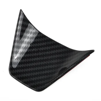 

Carbon Fiber Style Steering Wheel Cover Decor Frame Trim ABS 4pcs Car Auto