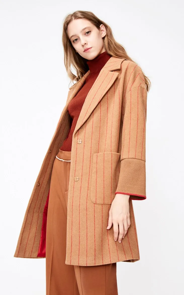 Vero Moda новое шерстяное пальто с манжетами | 318327550