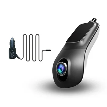 

170 Degree Car DVR Dash Camera Wifi HD 1080P Night-Vision Car Dash Cam with Loop Recording G-sensor