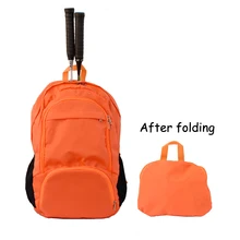 Теннисные сумки для ракетки, портативный складной рюкзак для ракеток для бадминтона, Мужской Женский студенческий сквош, модная спортивная сумка, подходит для 1-3 ракеток