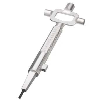 

Sliver Locksmith Tool Multi Purpose Cylinder Gauge Cam Turner Spindle Turner Locksmith Tool Car Inspection Tool