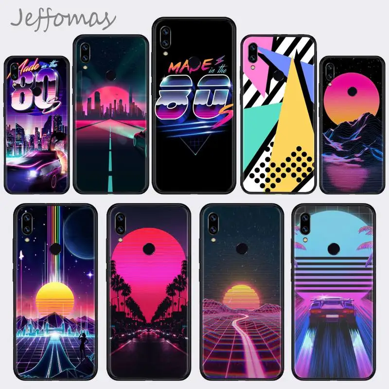 

Retro Vaporwave Vintage 80s capa Phone Case shell For Xiaomi Redmi 7 8 9t a3Pro 9se k20 mi8 max3 lite 9 note 9s 10 pro