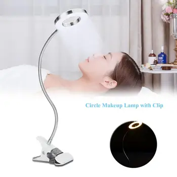 

USB Circle Makeup Lamp Eyebrow Lip Tattoo Beauty Salon Desktop Led Lights with Clip US Tattoo Supplies Tattoo Accessories
