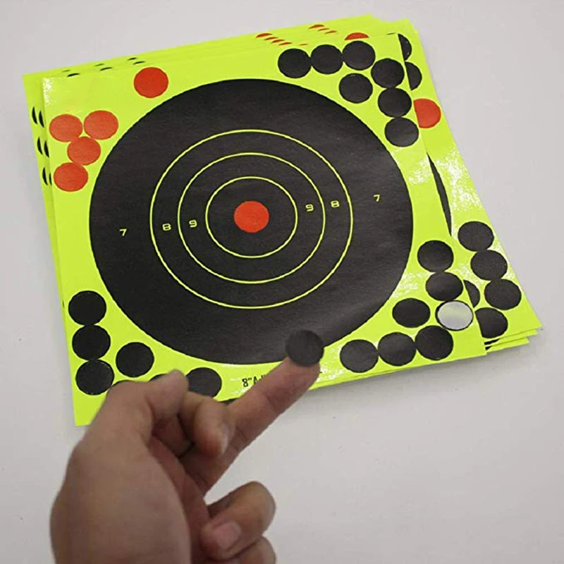 10 шт./лот Splash Flower Target 8 дюймовая клейкая внутренняя реактивность легкая
