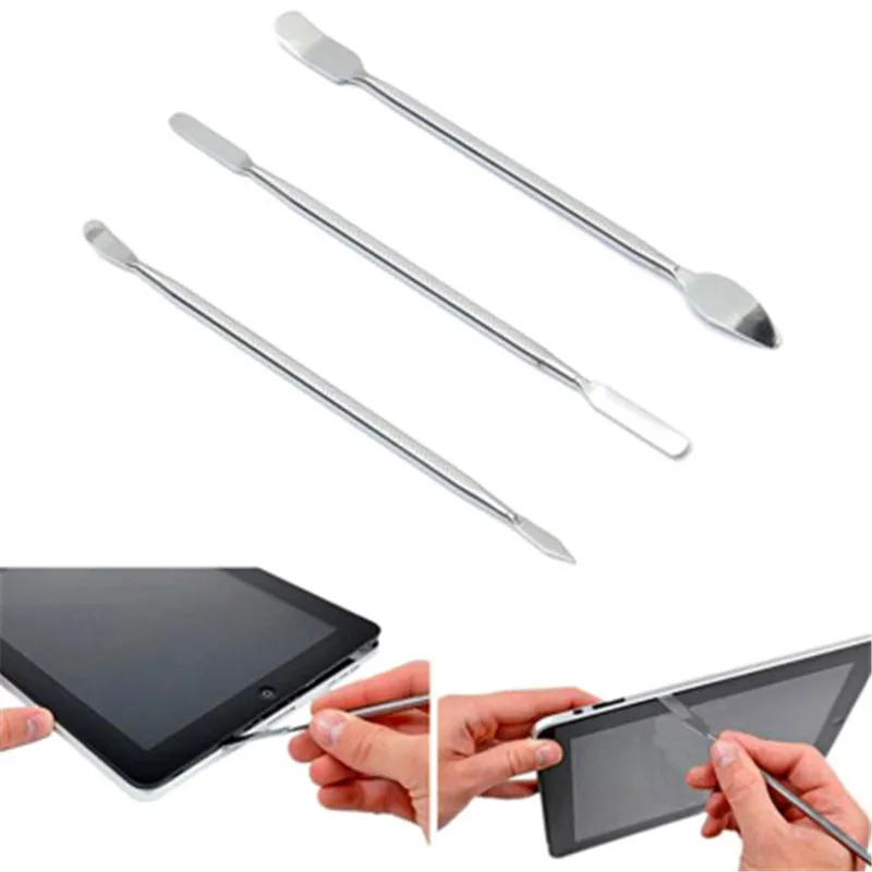

3PCS Repair Opening Pry Hand Tool Kit Blade Smart Phone Tablet PC Metal Spudger Disassemble Tools Set For IPhone for IPad/Tab
