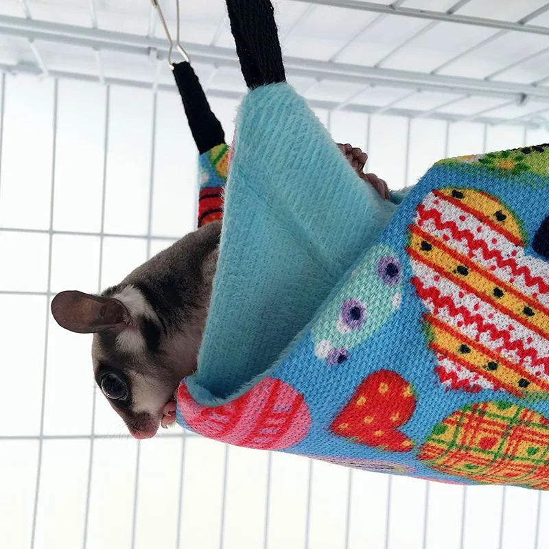 New Hot Pet Hammocks Hanging Bed Nest Double Layer Canvas Hammock Hamsters Chinchillas Ferrets Hammock SMD66