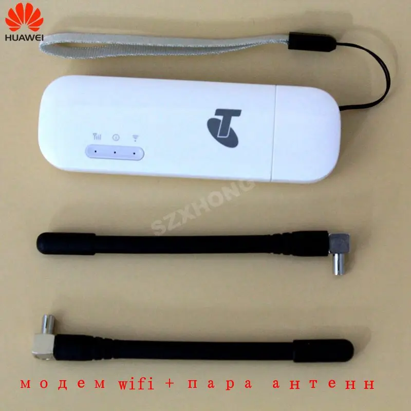 E8372 Huawei 4G модем E8372 MF782(OEM E8372) модем 4G wifi sim карта 4G USB wifi ключ плюс пара антенн 4G Carfi PK E8377 - Цвет: E8372