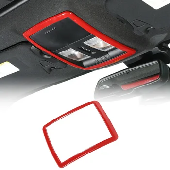 

Car Reading Light Cover Trim Lamp Red ABS For Dodge Challenger 2010-2019