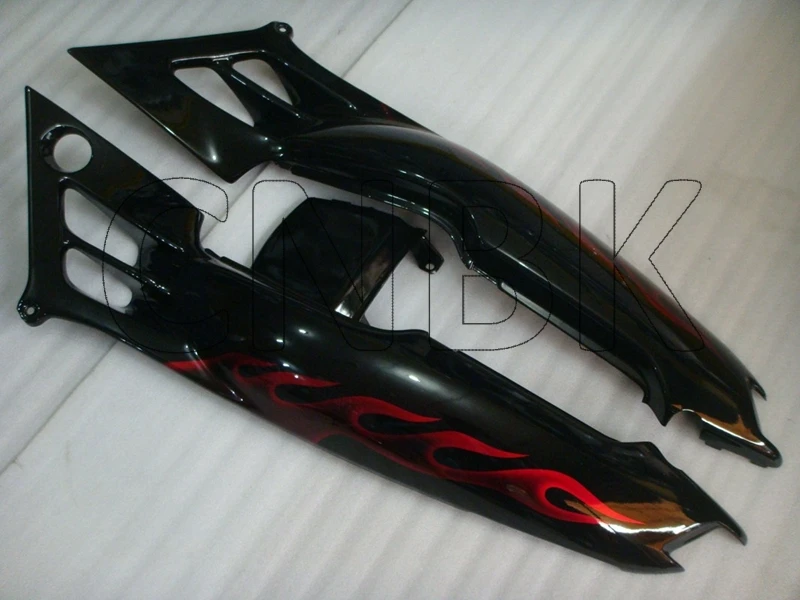Для CBR 600 F2 1992 Abs обтекатель CBR600F2 91 92 черный, красный узор пламени для обтекателя из пластика Abs для Honda Cbr600 1991-1994 кузов