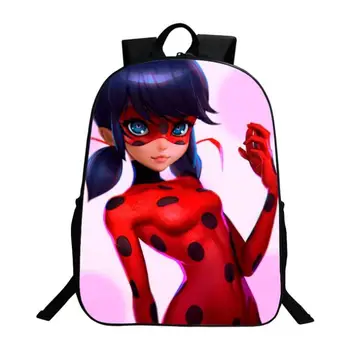 

Fashion ladybug School Bag Large Capacity Lightweight Children School Bag Breathable Wearable Girl Backpack