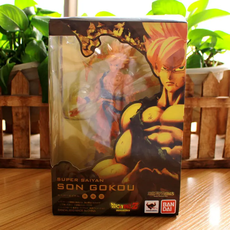 Bandai душа Dragon Ball Супер Saiyan люди солнце Wukong Гараж Комплект модель игрушки