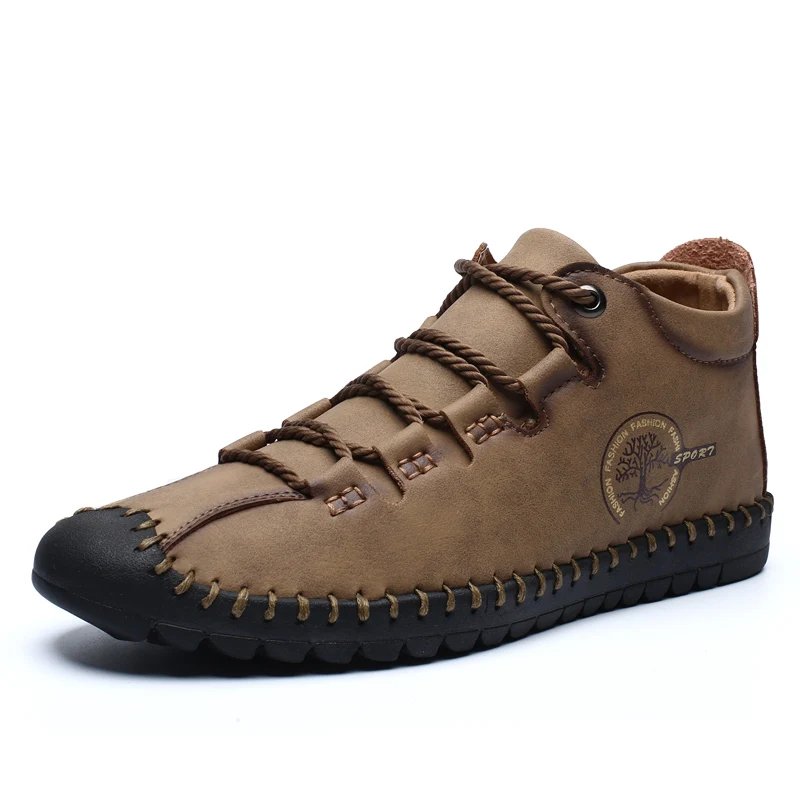 

Manley Arty Men's Leather Boots Men's Ankle Boots Autumn Winter Men Boot Shoes Fashion Men Casual Ankle Shoes Male Boot Shoes