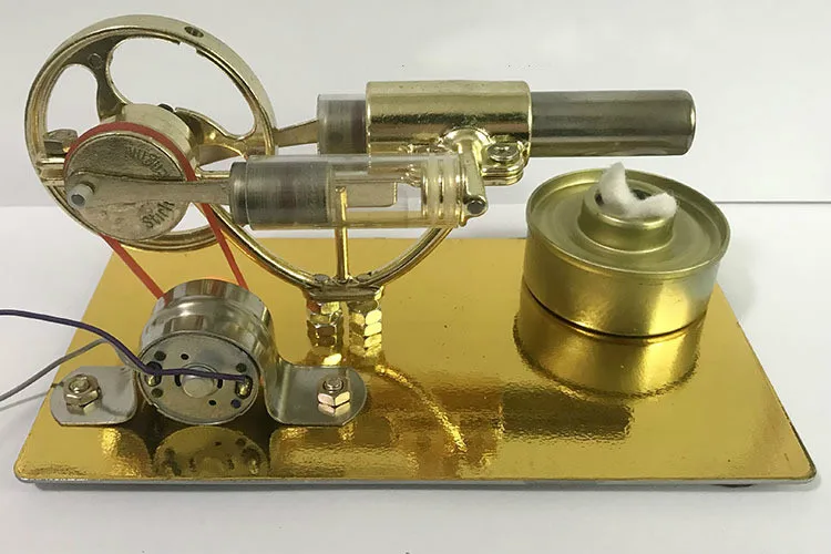 Мини двигатель Stirling Модель двигателя Стирлинга микро генератор подарок на день
