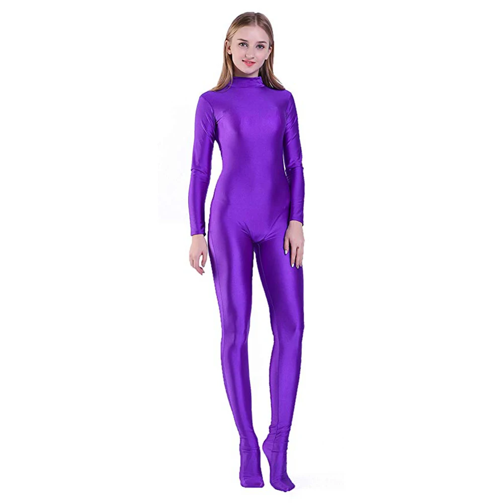 Sperise для взрослых всего тела Zentai черный спандекс обтягивающие Обтягивающие