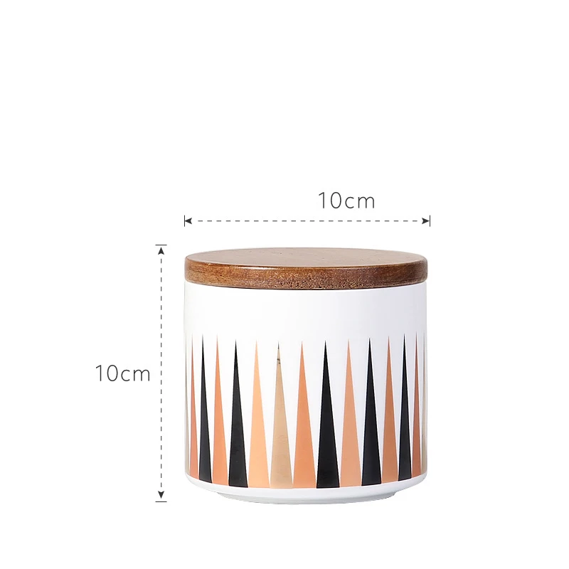 Набор керамических канистр кофе, чай, сахар Хранение продуктов с бамбуковой крышкой дизайн фарфоровая банка контейнер для женщин круглый - Цвет: Светло-зеленый
