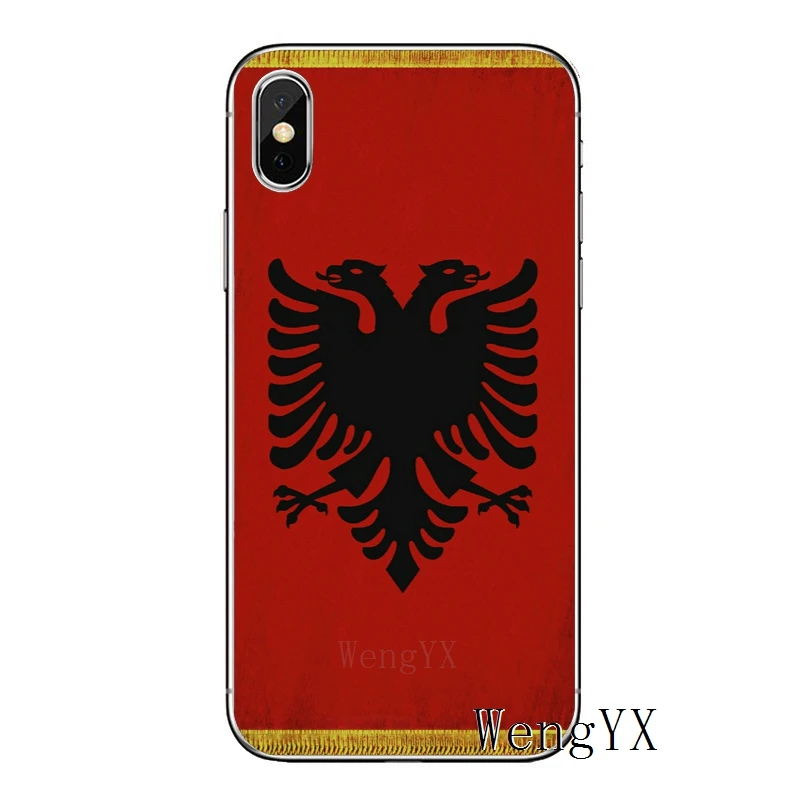Роскошный Государственный Флаг Албании для samsung galaxy A10 A30 A40 A50 A60 A70 xiaomi mi 9 redmi note 7 для huawei p30 lite pro Чехол - Цвет: Albania-Flag-A-11
